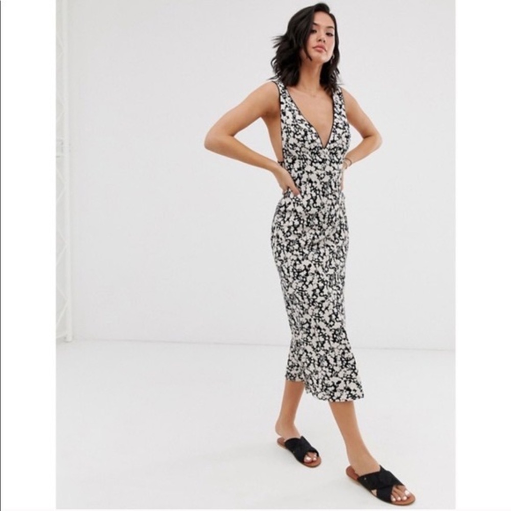 Free People Oh La La Bias Midi Dress